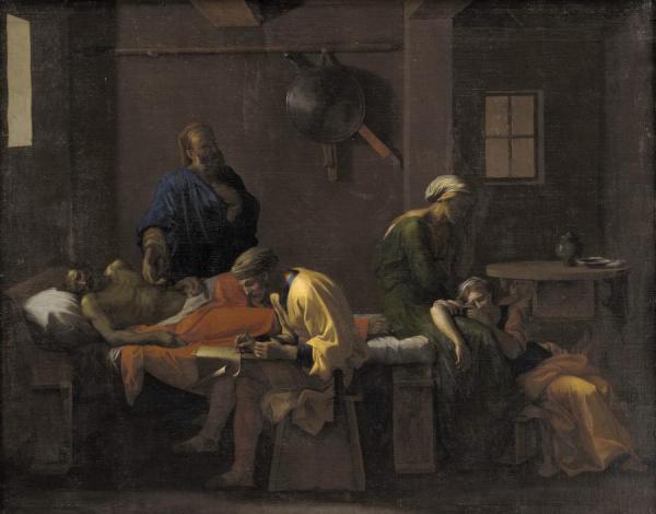 The Testament Of Eudamidas by Nicolas Poussin