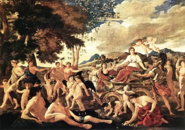 The Triumph Of Flora by Nicolas Poussin Oil Painting Reproductions