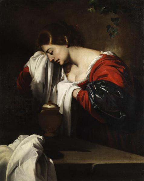 Penitent Mary Magdalene by Nicolas Regnier Oil Painting Reproductions