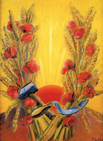 Hammer And Sickle by Nicolas Tarkhoff Oil Painting Reproductions