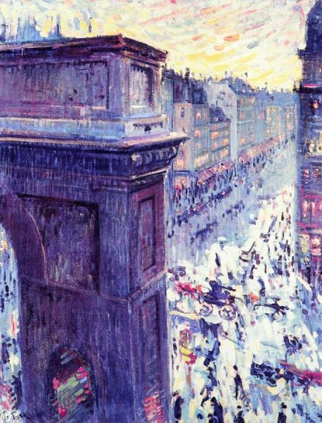 Saint-denis Gate by Nicolas Tarkhoff Oil Painting Reproductions