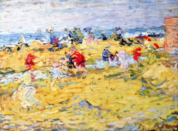 Sea Shore by Nicolas Tarkhoff Oil Painting Reproductions