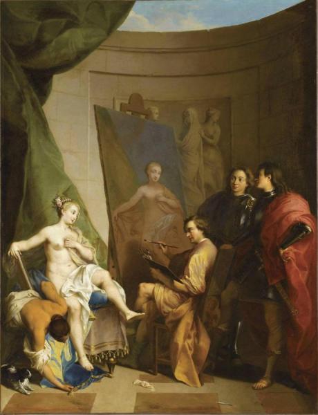 Nicolas Vleughels Apelles Painting Campaspe