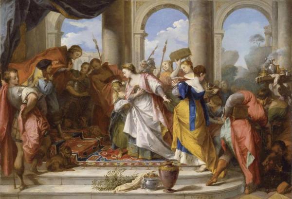 Nicolas Vleughels Solomon Welcomed By The Queen Of Sheba