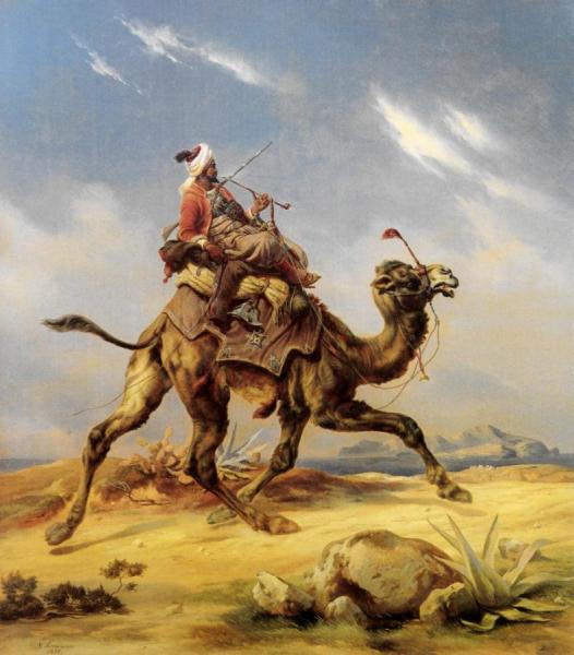 An Arab Letter Carrier by Niels Simonsen