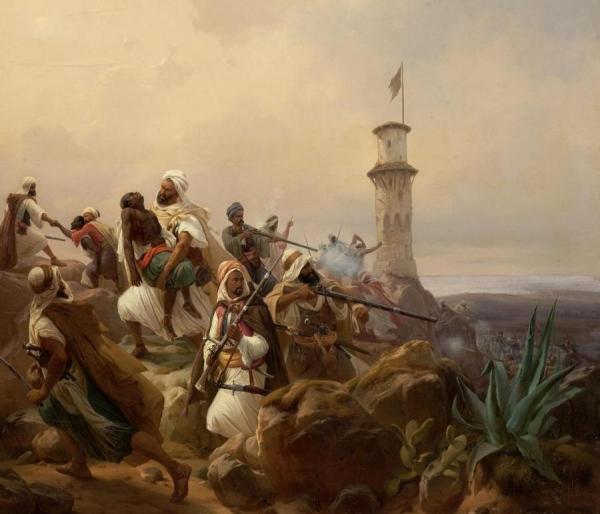 Defending A Hill Fortification, Morocco by Niels Simonsen