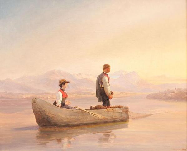 Devout Fisherman Couple by Niels Simonsen