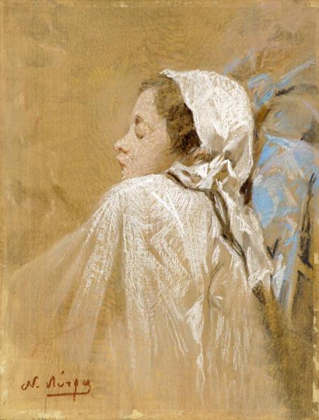 A Quiet Moment by Nikiforos Lytras Oil Painting Reproductions