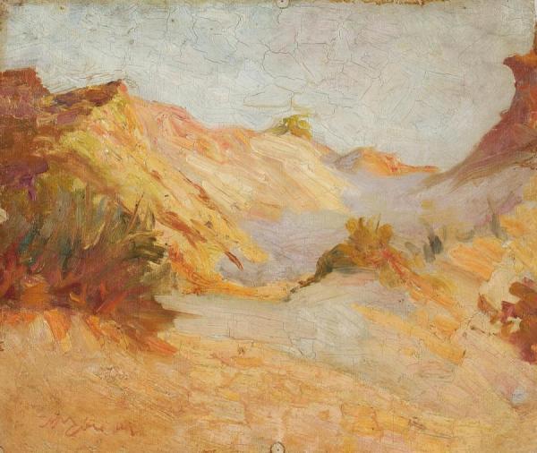 Slope In Parnassos by Nikiforos Lytras Oil Painting Reproductions