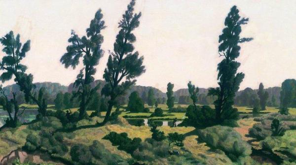 Early Morning by Nikolai Krymov Oil Painting Reproductions