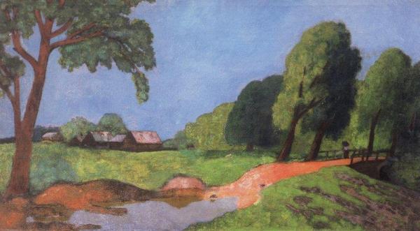 Spring. After The Rain by Nikolai Krymov Oil Painting Reproductions