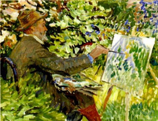 Artist At The Easel by Nikolai Petrovich Bogdanov-belsky