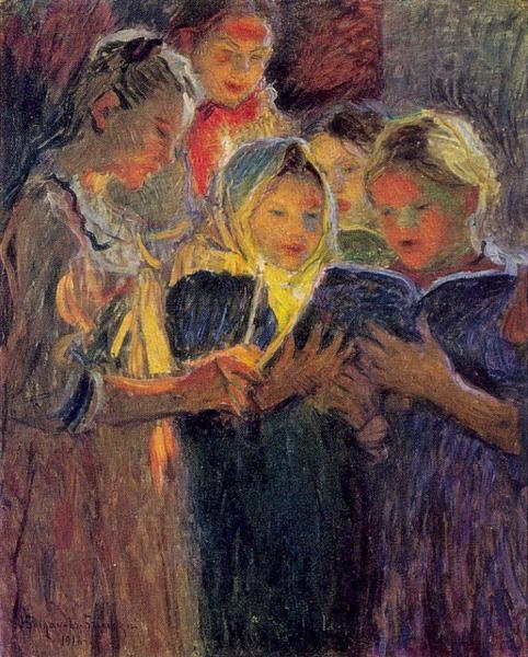 Chorus by Nikolai Petrovich Bogdanov-belsky