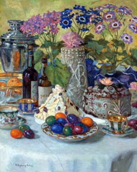 Nikolai Petrovich Bogdanov-belsky Easter Table