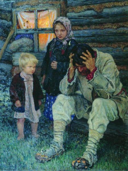 Nikolai Petrovich Bogdanov-belsky Grief