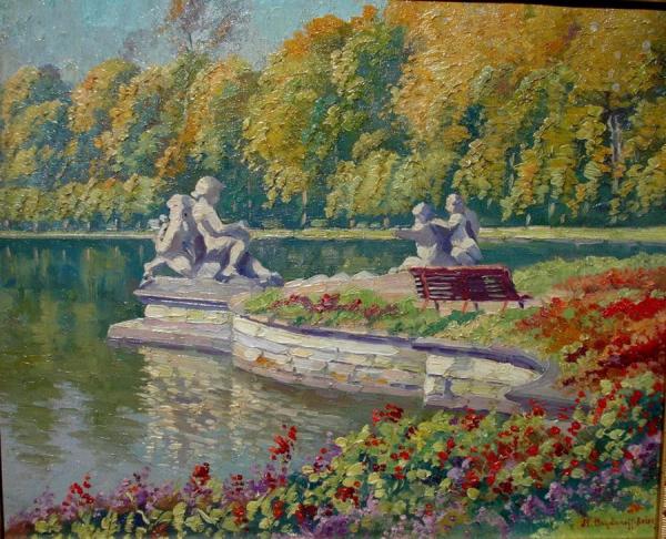 Lake And Gardens by Nikolai Petrovich Bogdanov-belsky