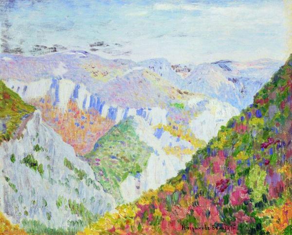 Landscape by Nikolai Petrovich Bogdanov-belsky