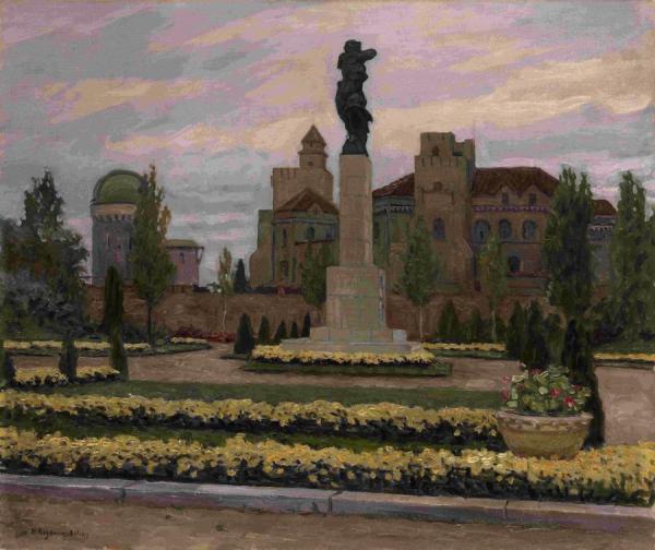 Monument To France In Belgrade by Nikolai Petrovich Bogdanov-belsky
