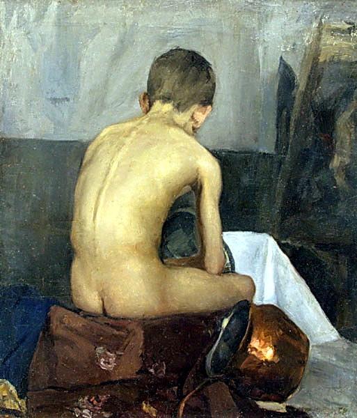 Nude Model by Nikolai Petrovich Bogdanov-belsky