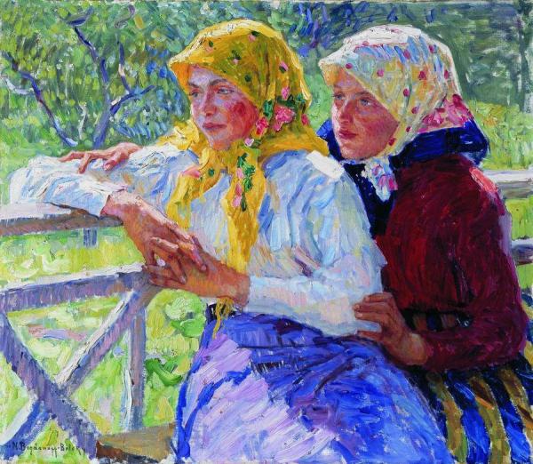 Peasant Girls by Nikolai Petrovich Bogdanov-belsky