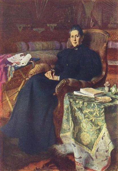 Portrait Of E.p. Sheremetieva by Nikolai Petrovich Bogdanov-belsky