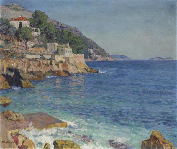 Southern Seascape by Nikolai Petrovich Bogdanov-belsky