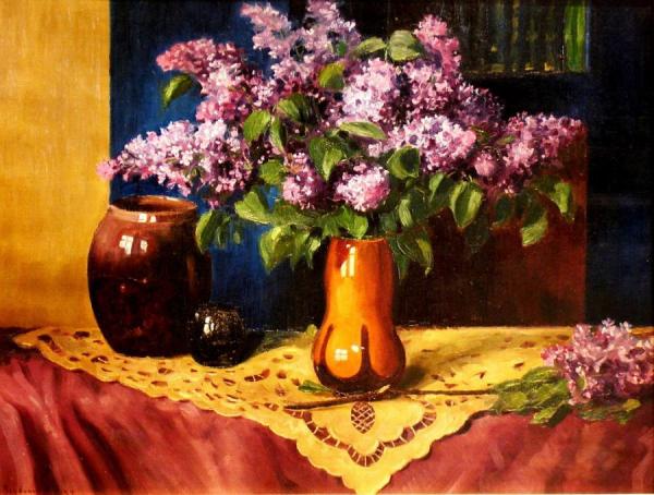 Still Life by Nikolai Petrovich Bogdanov-belsky