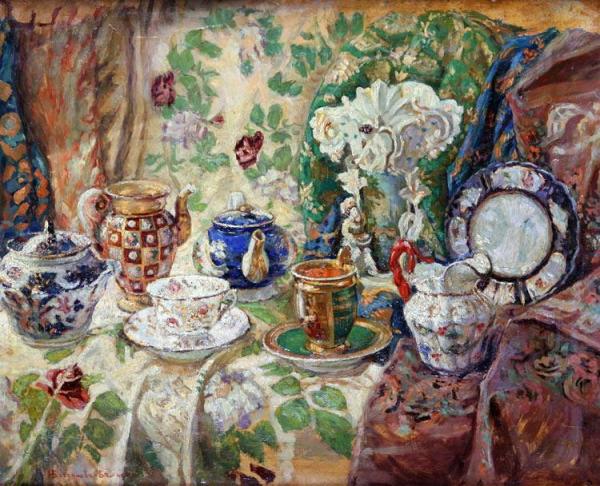 Still Life by Nikolai Petrovich Bogdanov-belsky
