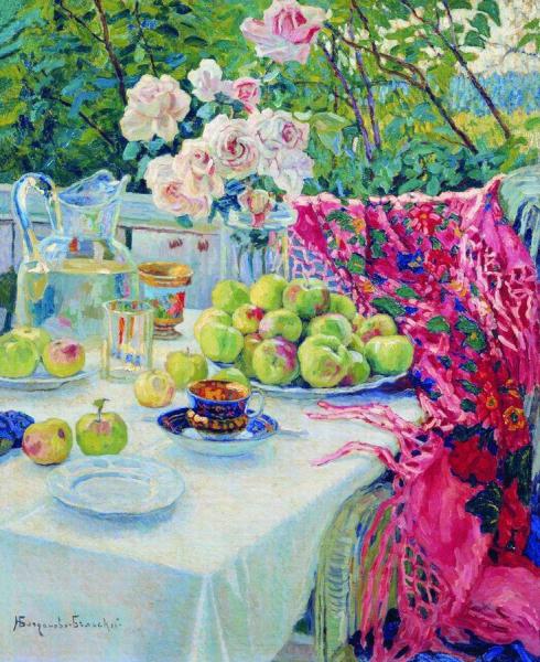 Still Life by Nikolai Petrovich Bogdanov-belsky