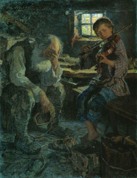 Talent's Admirer by Nikolai Petrovich Bogdanov-belsky