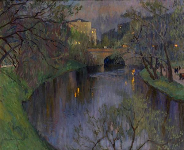 Twilight In Riga by Nikolai Petrovich Bogdanov-belsky