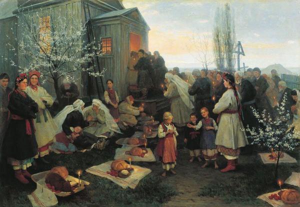 Easter In Ukraine by Nikolai Pimonenko