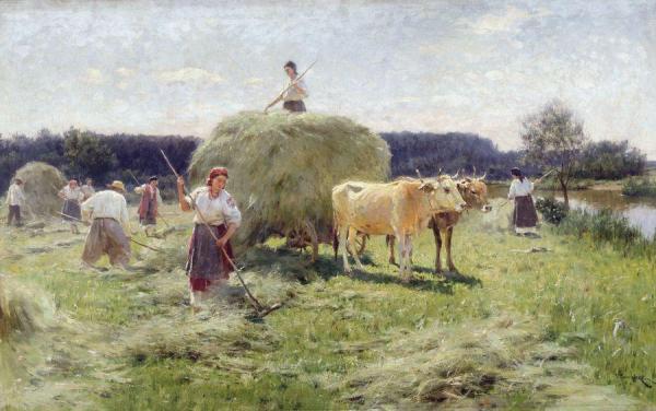 Haymaking by Nikolai Pimonenko