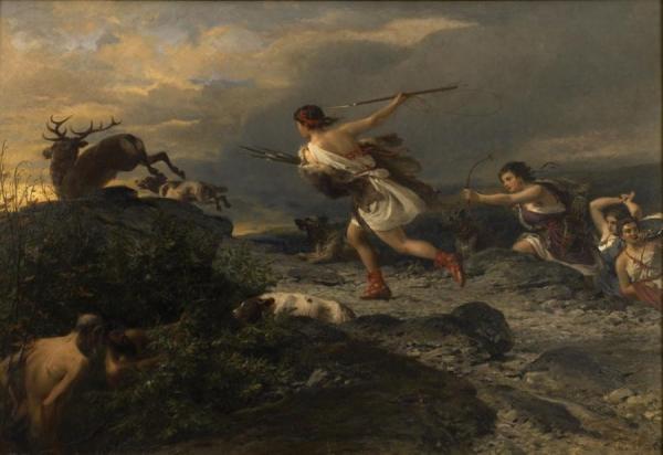 Diana The Huntress by Nikolaus Baur