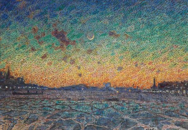 Evening In Riddarfjärden by Nils Kreuger