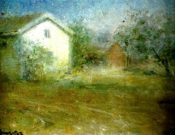 Garden In The Moonlight by Nils Kreuger