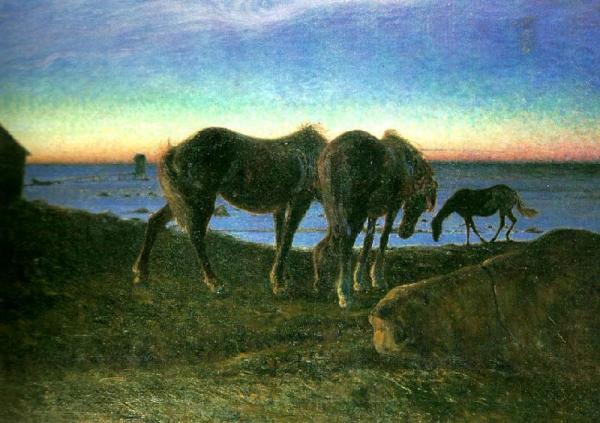 Horse At The Beach by Nils Kreuger