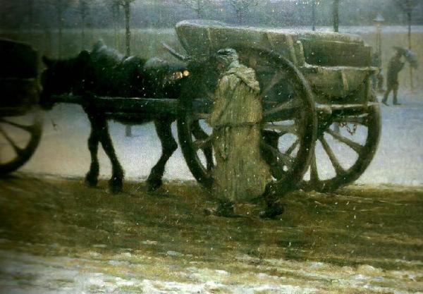 Snow In Paris by Nils Kreuger