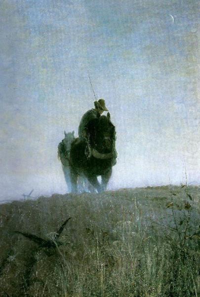 The Ploughman Returning by Nils Kreuger
