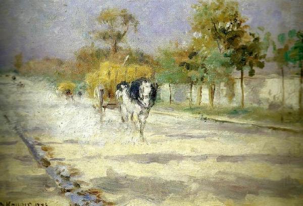 The Road To Orléans by Nils Kreuger Oil Painting Reproductions