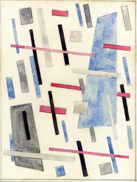 Suprematist Composition by Nina Osipovna Kogan