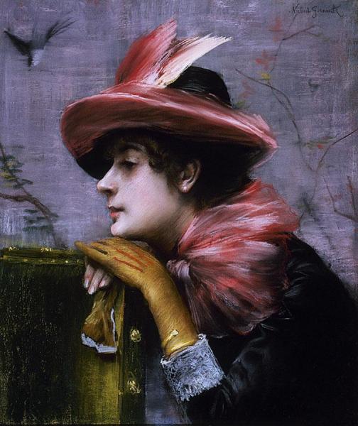 A Portrait Of Anna Goeneutte by Norbert Goeneutte