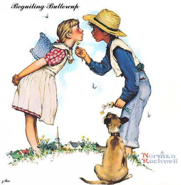 Beguiling Buttercup by Norman Rockwell