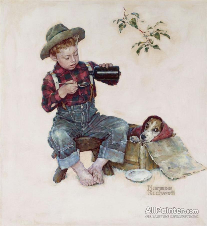 Norman Rockwell Missing the Dance Print THE COLD 