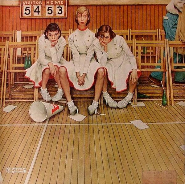Cheer by Norman Rockwell