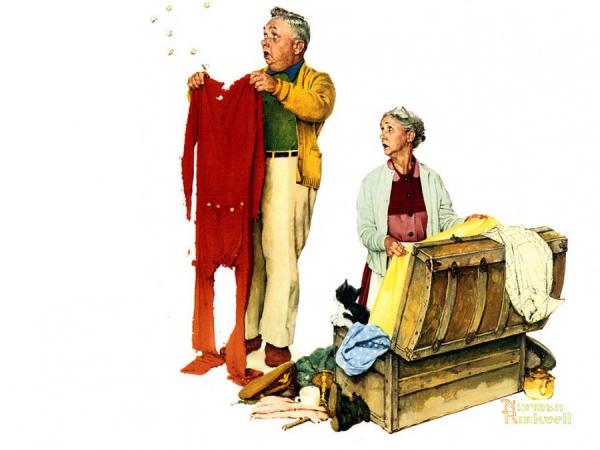 Chilly Reception by Norman Rockwell