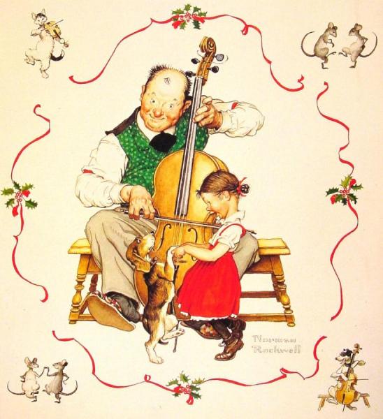 Norman Rockwell Christmas Dance