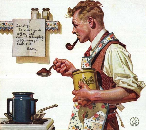 Coffee by Norman Rockwell