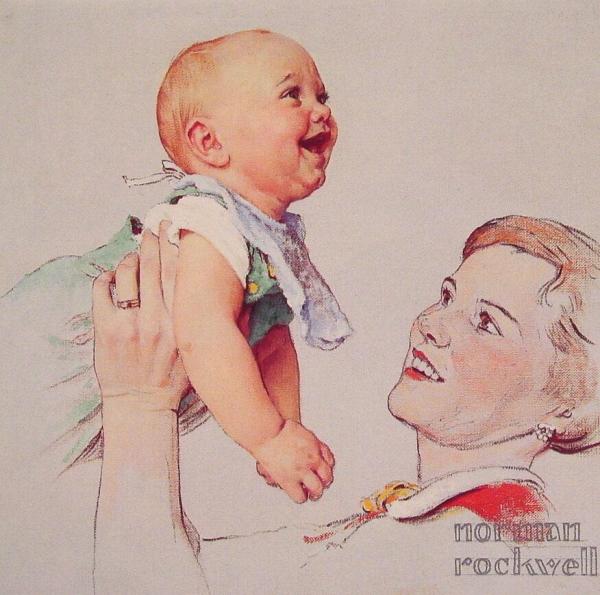 Delight by Norman Rockwell