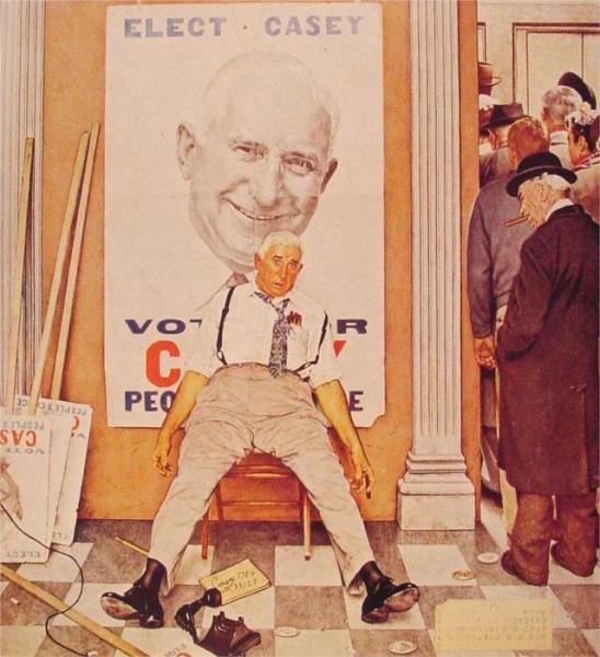 Election Day by Norman Rockwell